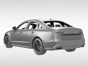 audi a6 2017 3D Model