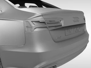 audi a6 2017 3D Model