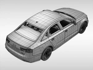 audi a6 2017 3D Model