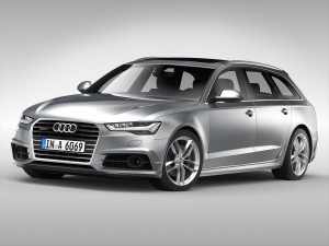 audi a6 avant 2017 3D Модель