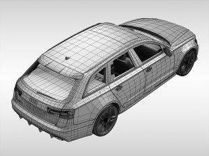 audi rs6 avant 2017 3D Model