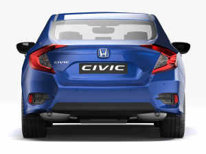 honda civic 2017 Model 3D