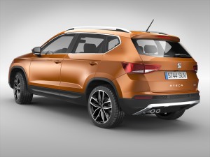 seat ateca 2017 Model 3D