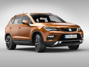 seat ateca 2017 Model 3D