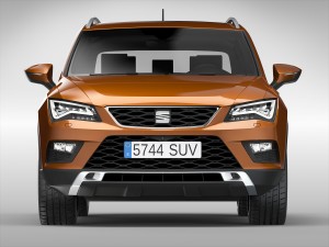 seat ateca 2017 Model 3D