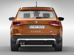 seat ateca 2017 Model 3D