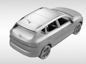 seat ateca 2017 Model 3D