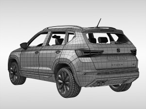 seat ateca 2017 Model 3D