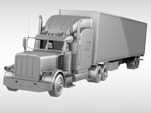 Peterbilt 389 3D-Modell