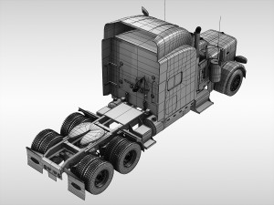Peterbilt 389 3D-Modell