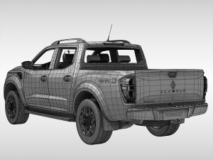 renault alaskan 2017 Model 3D