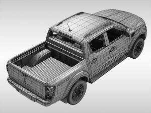 renault alaskan 2017 Model 3D