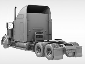kenworth w900 3D Model