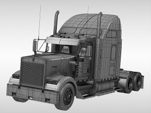 kenworth w900 3D Model