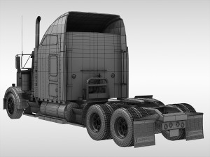 kenworth w900 3D Model