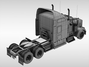 kenworth w900 3D Model