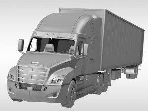freightliner cascadia 2017 3D Model