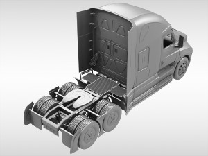 freightliner cascadia 2017 3D Model