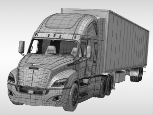 freightliner cascadia 2017 3D Model