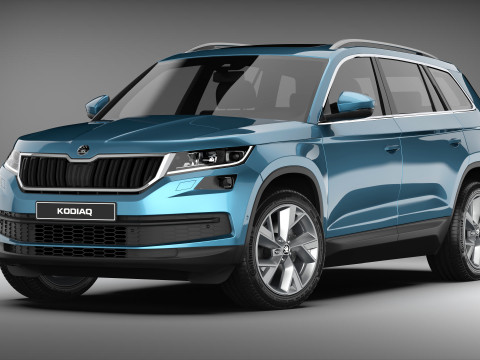 Skoda Kodiaq 2016 - 2021 Modelo 3D