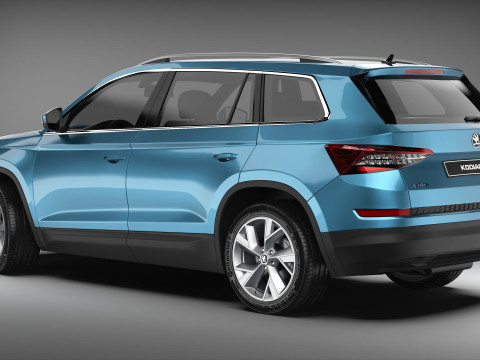 Skoda Kodiaq 2016 - 2021 Modelo 3D