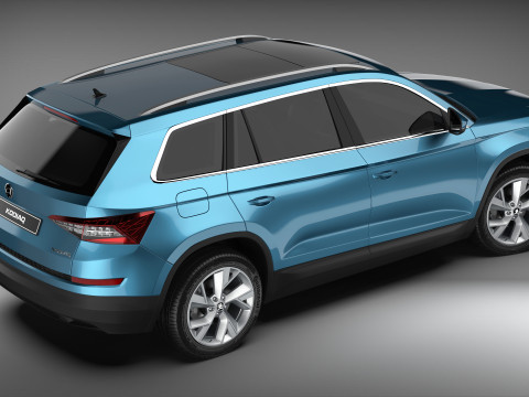 Skoda Kodiaq 2016 - 2021 Modelo 3D