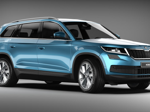Skoda Kodiaq 2016 - 2021 Modelo 3D