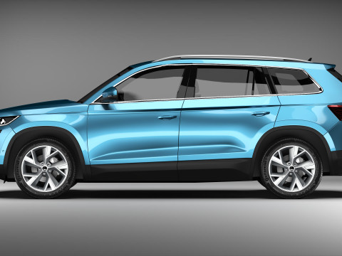 Skoda Kodiaq 2016 - 2021 Modelo 3D