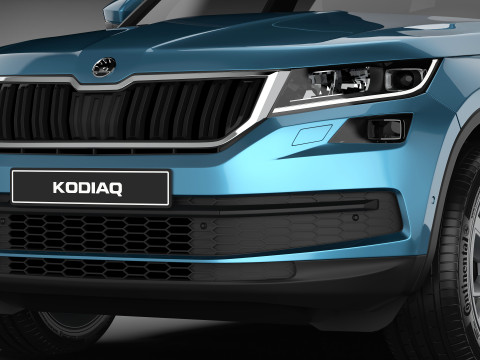 Skoda Kodiaq 2016 - 2021 Modelo 3D