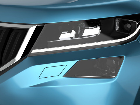 Skoda Kodiaq 2016 - 2021 Modelo 3D