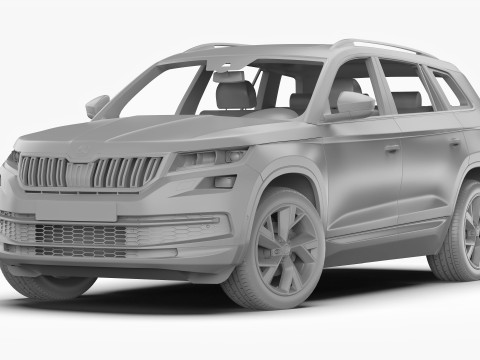 Skoda Kodiaq 2016 - 2021 Modelo 3D