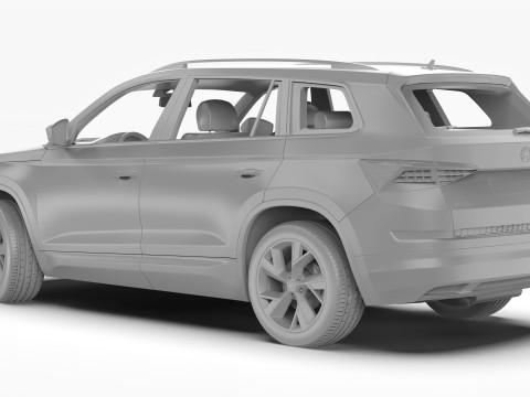 Skoda Kodiaq 2016 - 2021 Modelo 3D