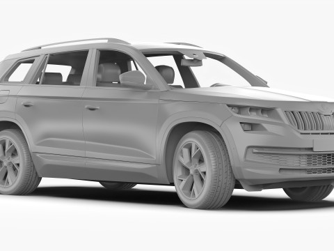Skoda Kodiaq 2016 - 2021 Modelo 3D
