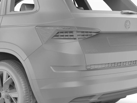 Skoda Kodiaq 2016 - 2021 Modelo 3D