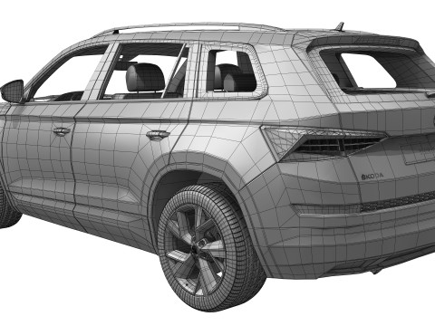 Skoda Kodiaq 2016 - 2021 Modelo 3D
