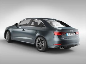 audi a3 sedan 2017 3D Model