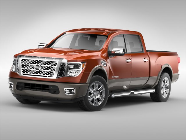 nissan titan 2017 3Dモデル .c4d .max .obj .3ds .fbx .stl .blend 