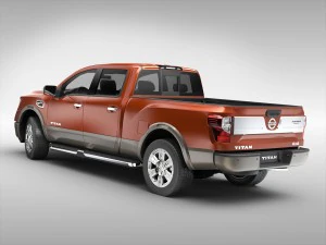 nissan titan 2017 3D Model