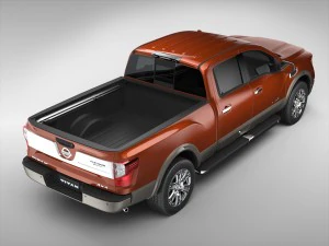 nissan titan 2017 3D Model
