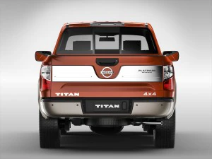 nissan titan 2017 3D Model
