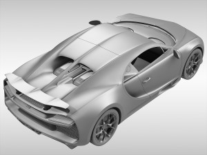 bugatti chiron 2017 Modello 3D