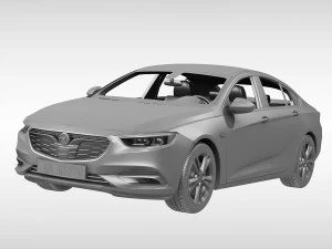 opel insignia grand sport 2017 3D Model