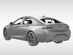opel insignia grand sport 2017 3D Model