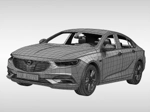 opel insignia grand sport 2017 3D Model