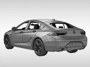opel insignia grand sport 2017 3D Model