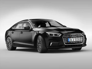 audi a5 sportback 2017 3D Model