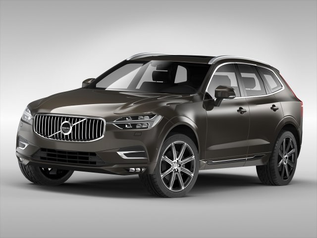 volvo xc60 2018 3D Model .c4d .max .obj .3ds .fbx .stl .blend 