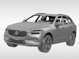 volvo xc60 2018 3D Model