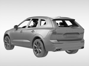 volvo xc60 2018 3D Model