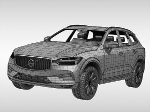 volvo xc60 2018 3D Model